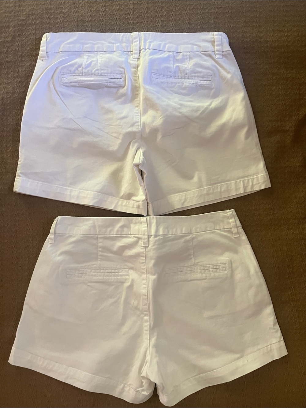 Old Navy White Cotton Chino Shorts